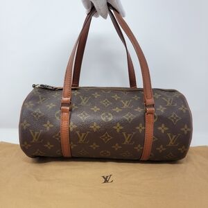 Vintage 1982 LOUIS VUITTON Monogram Papillon 26 Barrel Bag